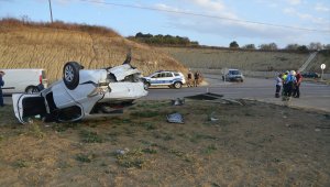 Tekirdağ'da cip ile otomobil çarpıştı: 3 yaralı