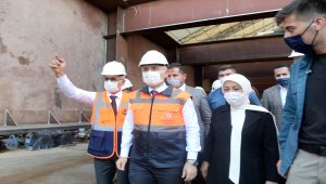 Ulaştırma ve Altyapı Bakanı Karaismailoğlu Malatya'da incelemelerde bulundu