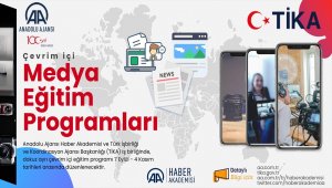 Uluslararası medya temsilcilerine, AA ve TİKA iş birliğinde online medya eğitimi
