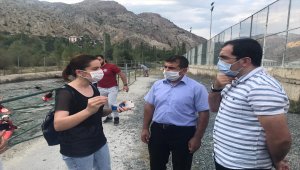 Yusufeli'ndeki yapay kano parkuru tekrar hizmete açıldı