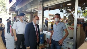 Zonguldak Valisi Tutulmaz'dan Kovid-19 denetimi
