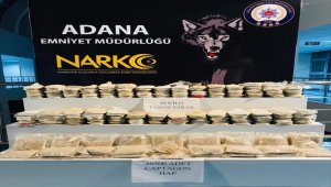 Adana'da 46 bin 500 uyuşturucu hap ile 40 kilogram esrar ele geçirildi