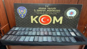 Adana'da kaçak 116 cep telefonu ele geçirildi