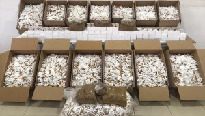 Adana'da kaçak 2 milyon 237 bin 200 makaron ele geçirildi