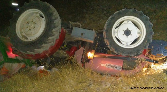 Adıyaman'da traktörün devrilmesi sonucu karı koca öldü
