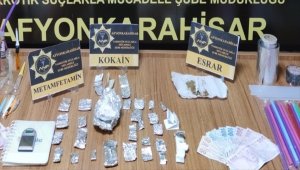 Afyonkarahisar'da uyuşturucu operasyonunda yakalanan zanlı tutuklandı
