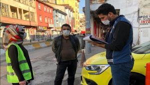 Ağrı'da Kovid-19 karantinasını ihlal eden 4 kişiye 12 bin 600 lira ceza