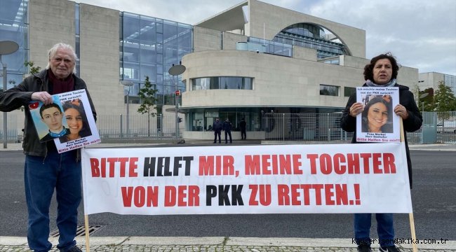 Almanya'da kızı terör örgütü PKK tarafından kaçırılan annenin eylemi sürüyor