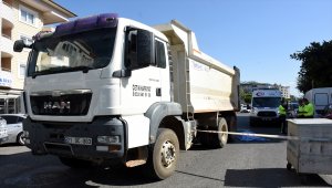 Antalya'da hafriyat kamyonunun altında kalan bisiklet sürücüsü yaşamını yitirdi