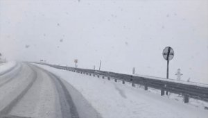 Ardahan'ın yüksek kesimlerine mevsimin ilk karı yağdı