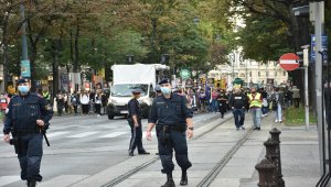 Avusturya'da sığınmacılar için gösteri düzenlendi