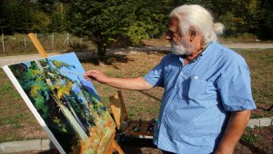 Azerbaycanlı ressamın en büyük hayali Karabağ'da sergi açmak