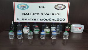 Balıkesir'de sahte içki operasyonunda 2 kişi tutuklandı