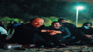 Bilal Erdoğan'dan kamp kuran "Kamp Tayfa" ekibine sürpriz