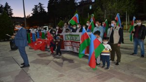 Bilecik'te Azerbaycan'a destek konvoyu oluşturuldu