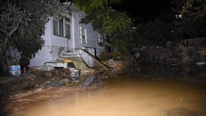 Bodrum'da içme suyu isale hattında patlama