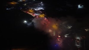Bursa'da geri dönüşüm tesisinde çıkan yangın söndürüldü