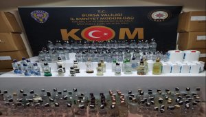 Bursa'da sahte içki operasyonu
