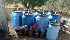 Çanakkale'de 1730 litre kaçak içki ele geçirildi