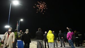 Çanakkale'de 29 Ekim'e özel havai fişekli gösteri