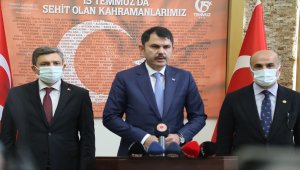 Çevre ve Şehircilik Bakanı Kurum: "Bornova ve Bayraklı'da 5 binanın yıkıldığı bilgisini aldık"