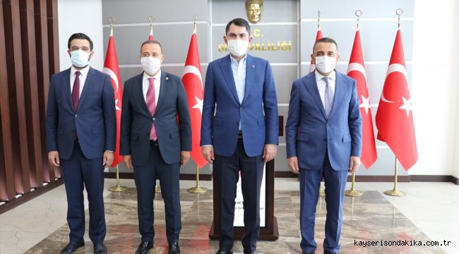Çevre ve Şehircilik Bakanı Murat Kurum, Siirt Valiliğini ziyaret etti