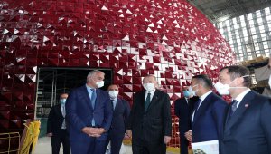 Cumhurbaşkanı Erdoğan, AKM'de incelemelerde bulundu