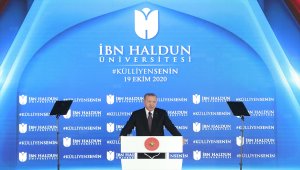 Cumhurbaşkanı Erdoğan, İbn Haldun Üniversitesi Külliyesi Açılış Töreni'nde konuştu: (1)
