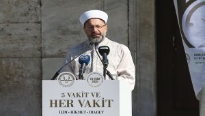 Diyanet İşleri Başkanı Erbaş, "Camiler ve Din Görevlileri Haftası"nın açılışında konuştu: