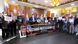 Doğu Anadolu'daki Memur-Sen üyelerinden Fransa Cumhurbaşkanı Macron'a tepki
