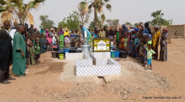 Elazığlı şehitler adına Mali'de su kuyusu açıldı