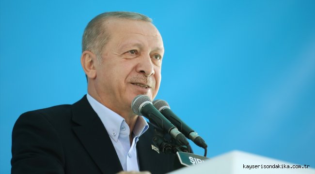 Erdoğan: "Canı yanan biziz, kanı dökülen biziz, evlat acısı çeken biziz ama kazanan başkaları. Böyle bir çarpıklığa nasıl göz yumabiliriz?"