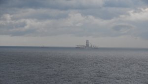 Fatih Sondaj Gemisi bakım için Zonguldak açıklarına geldi