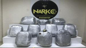 Gaziantep'te 100 kilo 550 gram esrar ele geçirildi