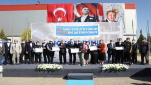 Gaziantep'te üreticilere 30 süt soğutma tankı dağıtıldı