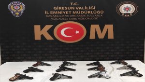 Giresun'da silah kaçakçılığı yaptığı iddia edilen şüpheli tutuklandı