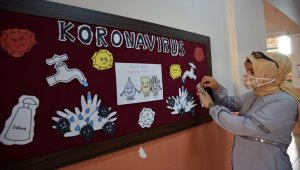 Gönüllü eğitim neferleri öğrencileri için okulu temizledi