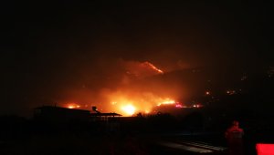 GÜNCELLEME 3 - Hatay'da çıkan orman yangınına müdahale ediliyor