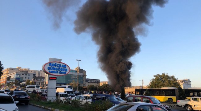 GÜNCELLEME - Başakşehir'de plastik fabrikasında yangın 