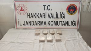 Hakkari'de 3,5 kilo eroin ele geçirildi
