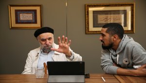 Hattat Hasan Çelebi'nin eserini grafitiyle yorumlayacak