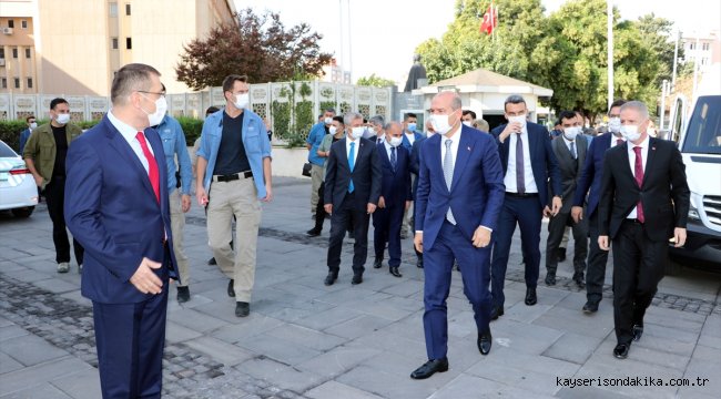 İçişleri Bakanı Süleyman Soylu, Gaziantep'te güvenlik toplantısına katıldı
