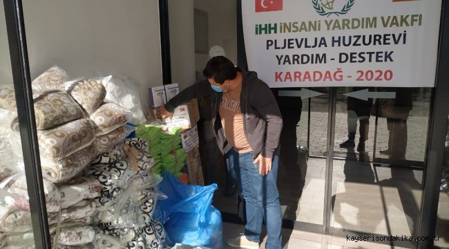 İHH'dan Karadağ'daki huzurevine insani yardım