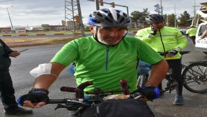 İHH gönüllüsü, yetimlere farkındalık için 2 bin 920 kilometre pedal çevirdi