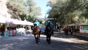 Ihlara Vadisi'nin güvenliğine atlı destek