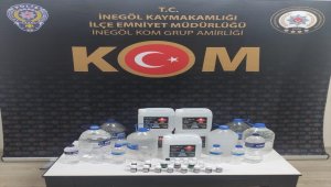 İnegöl'de sahte içki operasyonu: 1 gözaltı