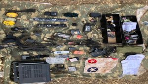 Irak'ın kuzeyinde terör örgütü PKK'ya ait silah ve mühimmat ele geçirildi