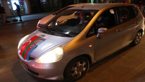 Isparta'da Azerbaycan'a destek için araç konvoyu oluşturuldu