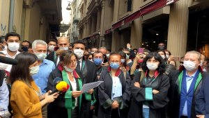 İstanbul'da avukatlardan "Genel Kurul" eylemi