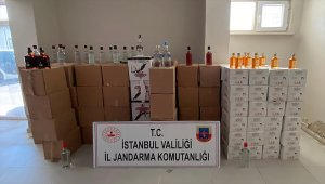 İstanbul'da jandarmadan sahte içki operasyonu